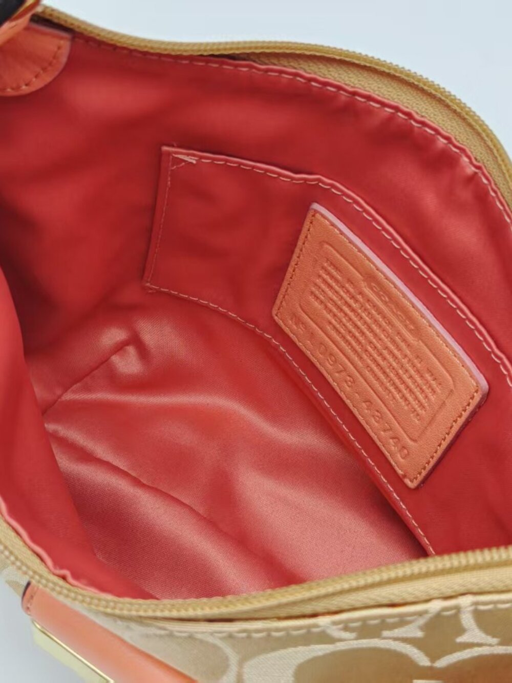 Coach Signature Canvas Hobo Shoulder Bag - Picture 13 of 15
